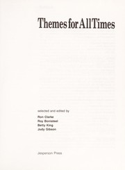 Cover of Themes for all time by Ron Clarke