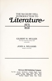 Front cover of The McGraw-Hill introduction to literature by Gilbert H. Muller