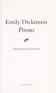 Front cover of Emily Dickinson Poems by Emily Dickinson