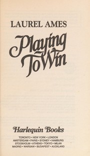 Cover of Playing To Win by Laurel Ames