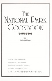 Front cover of The National Park Cookbook by Judy Giddings