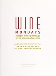 Cover of Wine Mondays by Frank McClelland