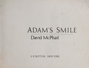 Cover of Adam's smile by David M. McPhail