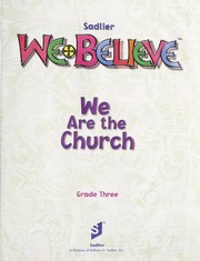 Cover of We believe by William H. Sadlier, Inc