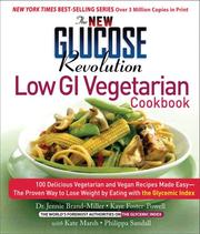 Cover of The new glucose revolution low GI vegetarian cookbook by Janette Brand-Miller