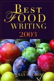 Front cover of Best Food Writing 2003 by Holly Hughes