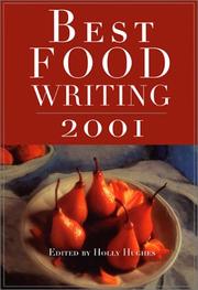 Cover of Best Food Writing 2001 by Holly Hughes