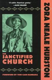 Cover of The sanctified church by Zora Neale Hurston