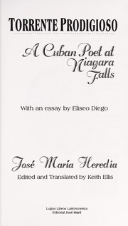 Cover of Torrente Prodigioso by José María Heredia