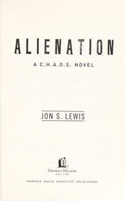 Cover of Alienation by Jon S. Lewis