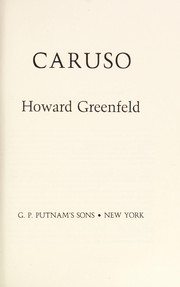 Cover of Caruso by Howard Greenfeld
