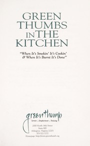 Front cover of Green Thumbs in the kitchen by Jannell Khu