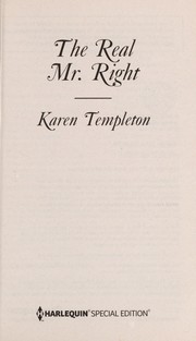 Front cover of The real Mr. Right by Karen Templeton