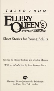 Front cover of Tales from Ellery Queen's mystery magazine by Eleanor Sullivan