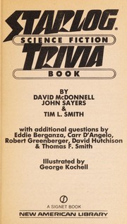 Front cover of Starlog Science Fiction Trivia by Comics World Corporation