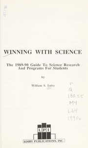 Cover of Winning With Science by William S. Loiry