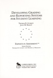 Cover of Developing grading and reporting systems for student learning by Thomas R. Guskey