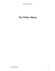 Front cover of The White Album (2 editions) by Adam Fieled