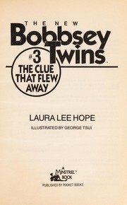 Front cover of The clue that flew away by Laura Lee Hope