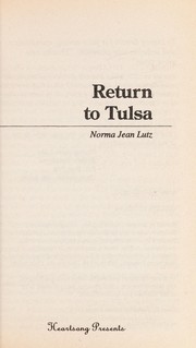Cover of Return to Tulsa by Norma Jean Lutz
