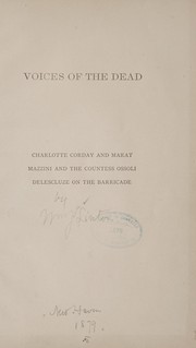 Front cover of Voices of the dead by William James Linton