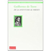 Cover of De la aventura al orden by Torre, Guillermo de