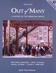 Front cover of Out of Many, Volume II (3rd Edition) by John Mack Faragher