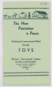 Front cover of The new patriotism is peace by Women's International League for Peace and Freedom