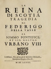 Front cover of La reina di Scotia by Federico Della Valle