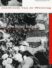 Front cover of The blond baboon by Janwillem van de Wetering