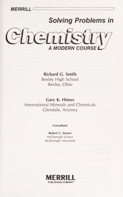 Front cover of Chemistry by Mary Alice Merrill