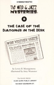 Cover of The case of the diamonds in the desk by Lewis B. Montgomery