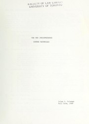 Front cover of The new jurisprudence by Jules L. Coleman