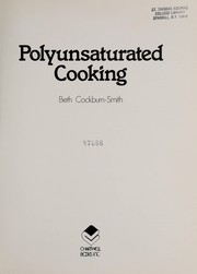 Cover of Polyunsaturated Cookbook by S. Cockburn