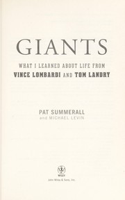 Cover of Giants by Pat Summerall
