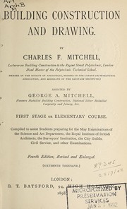 Cover of Building construction and drawing by Charles Frederick Mitchell