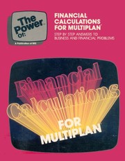 Cover of Financial Calculations for Multiplan by Robert E. Williams
