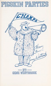 Front cover of Pigskin parties by Gene Westbrook