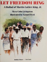 Front cover of Let freedom ring by Myra Cohn Livingston