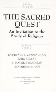 Front cover of The Sacred quest by Lawrence S. Cunningham