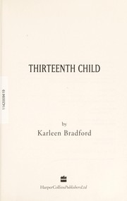 Cover of Thirteenth Child by Karleen Bradford