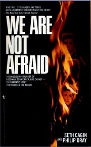 Cover of We Are Not Afraid by Seth Cagin
