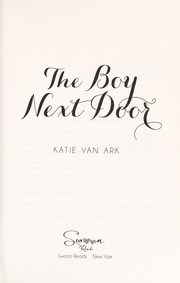 Cover of The boy next door by Katie Van Ark