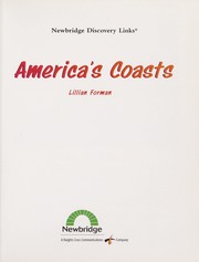 Front cover of America's coasts by Lillian Forman