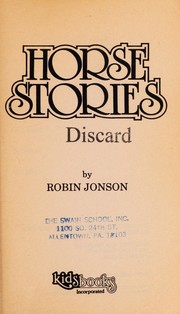 Cover of Horse Stories by Robin Johnson