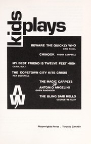 Cover of Kids plays by Carol Bolt
