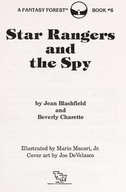 Front cover of Star Rangers and the Spy by Jean Blashfield