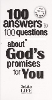 Cover of 100 answers to 100 questions about God's promises for you by Lila Empson