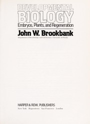 Cover of Developmental biology by John W. Brookbank