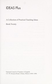 Cover of Ideas plus by National Council of Teachers of English
